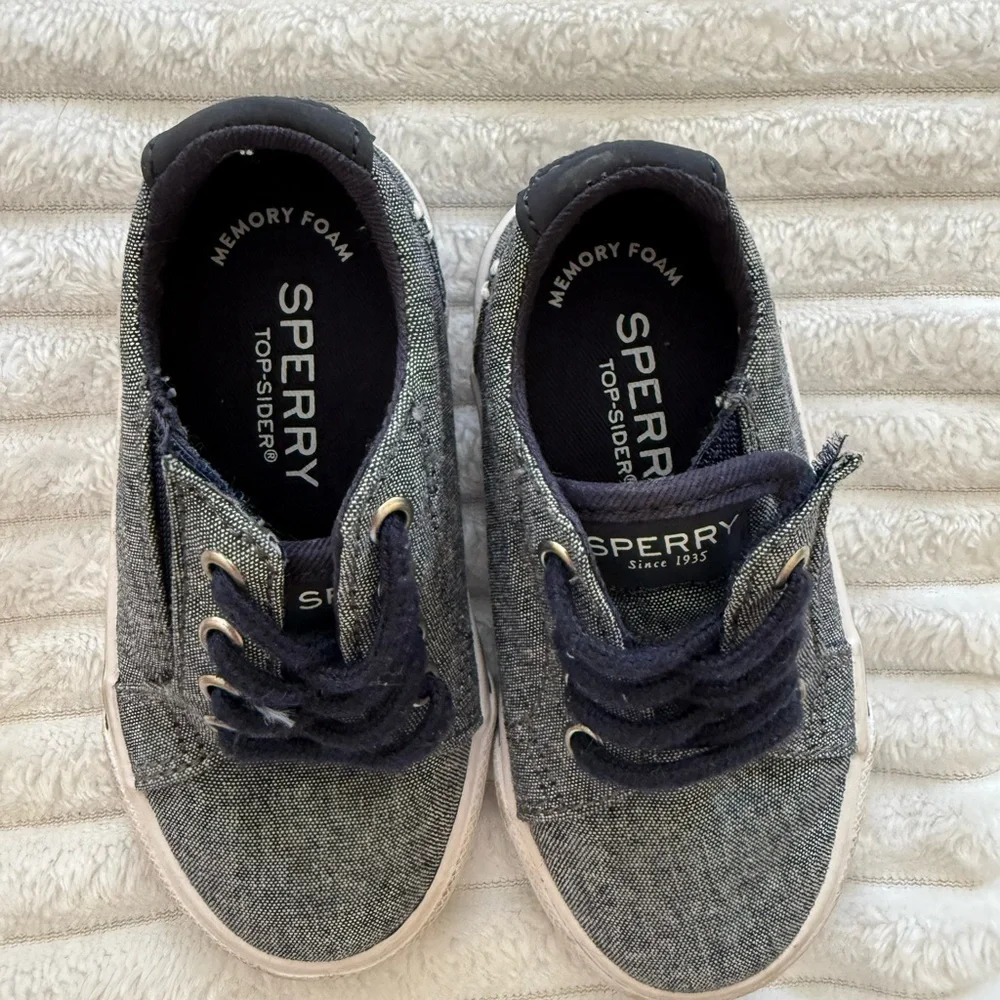 Sperry Kids' Navy Slip On Shoes